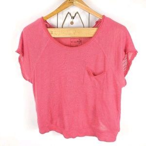 CLEARANCE We the Free Short Sleeve Crop Top